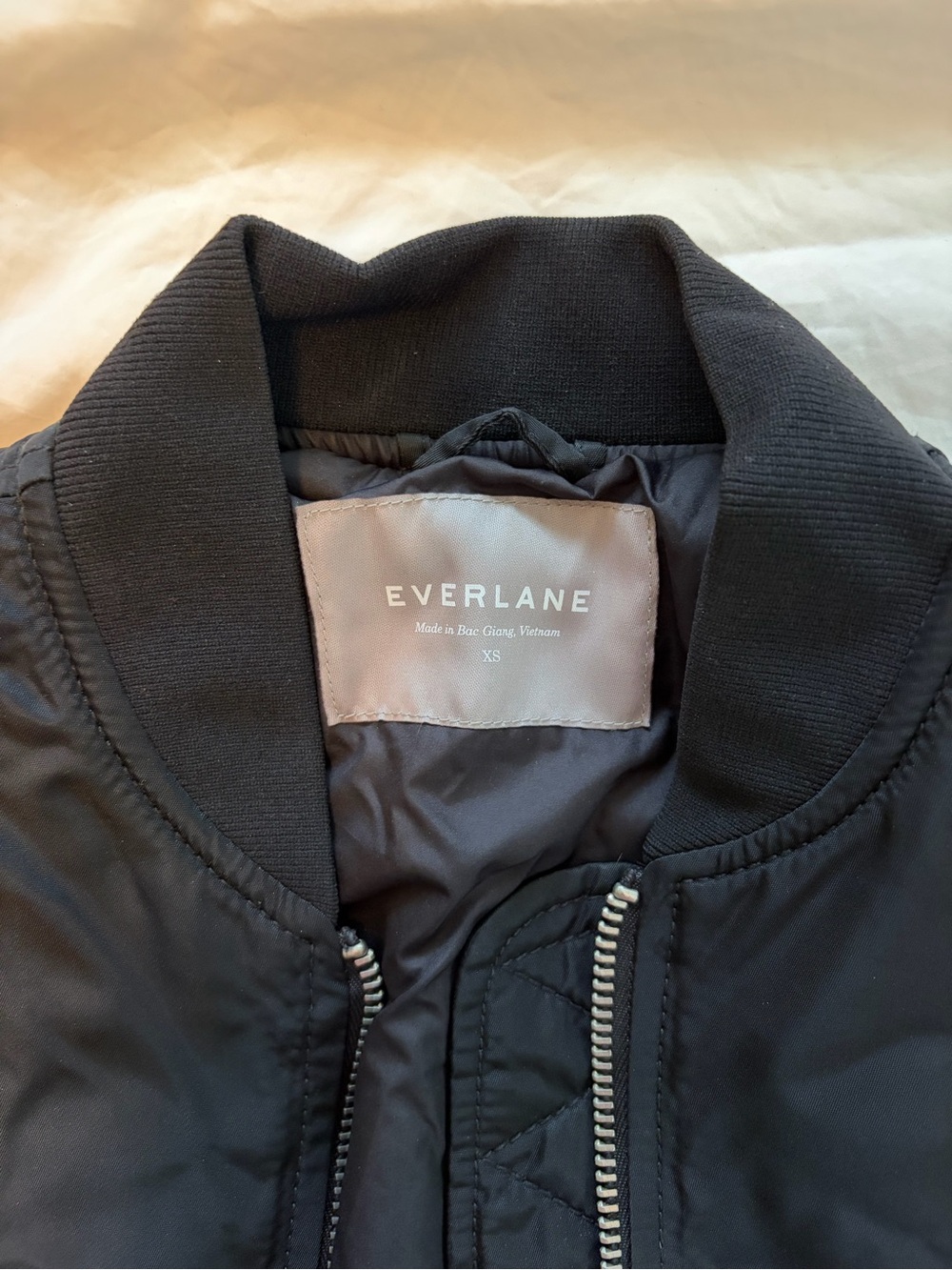 Everlane Bomber Jacket in black